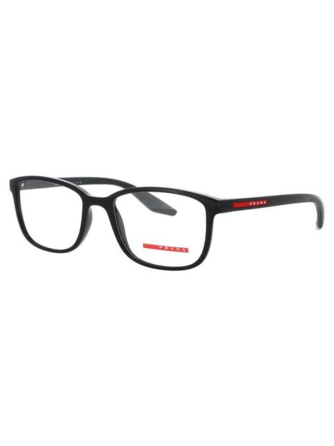 Prada Prada Men's Black Rectangular Eyeglass Frames PS07RV1AB1O153
