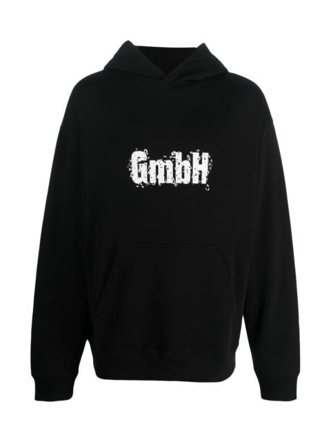 GmbH LOGO-PRINT ORGANIC-COTTON HOODIE