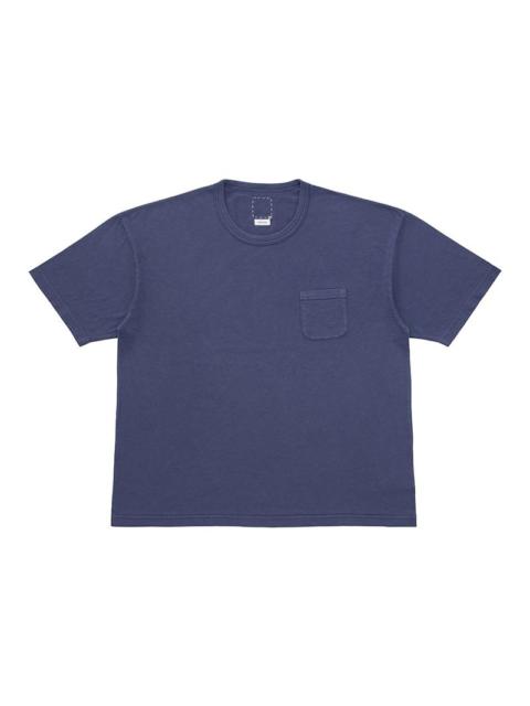 visvim JUMBO TEE S/S DMGD (U.D.) BLUE