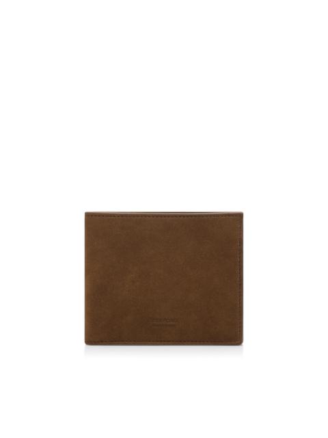 TOM FORD NUBUCK T LINE CLASSIC BIFOLD WALLET