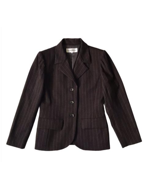 SAINT LAURENT Yves Saint Laurent YSL Stripes Women Jacket Coat Blazer