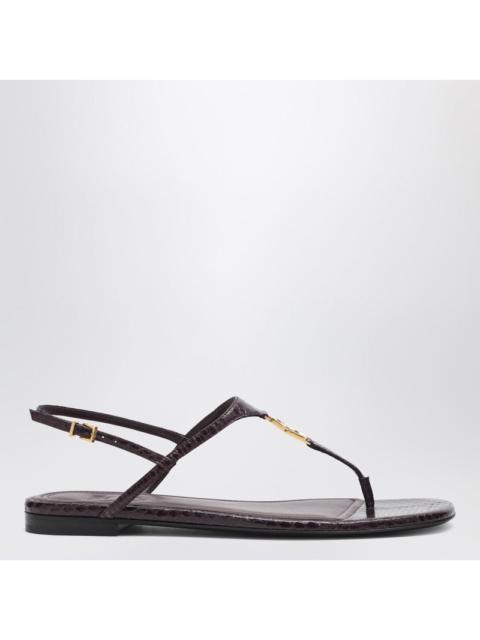 FENDI Fendi Fendi Ffold Dark Purple Sandal Women