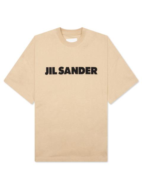 Jil Sander LOGO T-SHIRT - DARK SAND