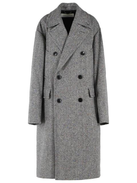 Dries Van Noten Dries Van Noten RASCOTT Grey Wool Coat Men