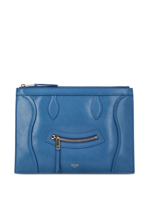 CELINE Celine Women Luggage Medium Leather Pouch