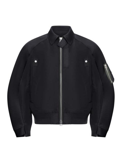 sacai Sacai Men Cotton Chino X Nylon Twill Blouson