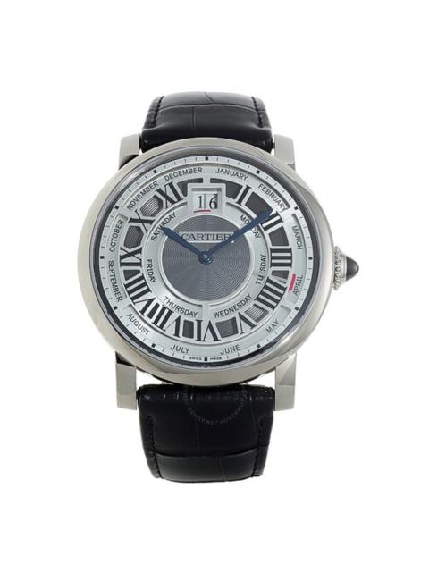 Cartier Cartier Rotonde de Cartier Perpetual Calendar Automatic 18 kt White Gold Men's Watch W1580002