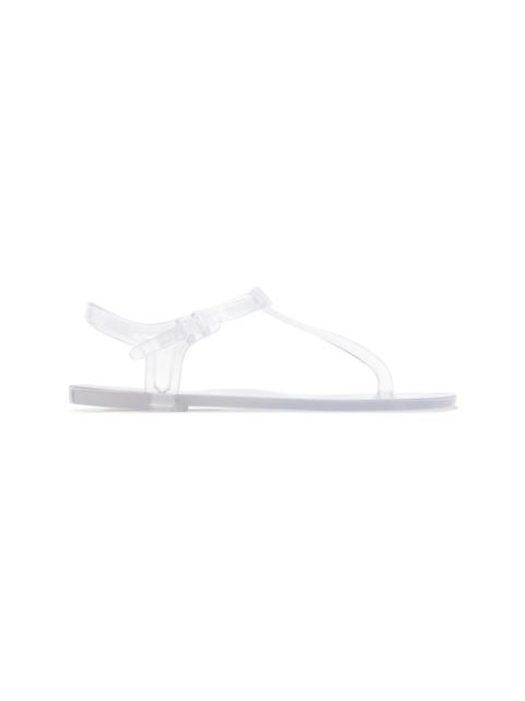 Transparent Billi T-Bar Flat Sandals