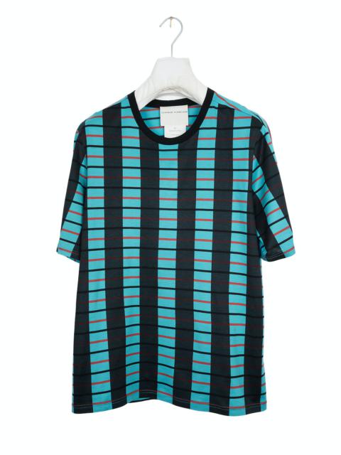 Stephan Schneider HALF-RAGLAN SLEEVE GRID T-SHIRT