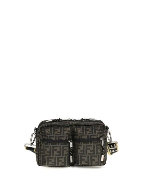 FENDI Fendi FF Monogram Camera Case Black Men