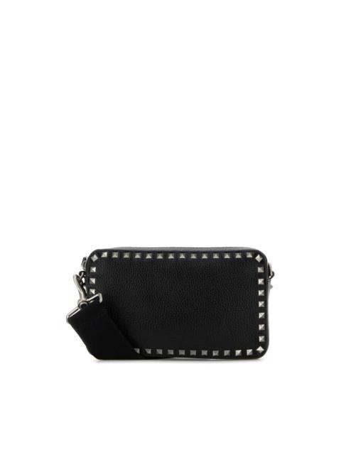 Valentino Valentino Garavani Black Leather Rockstud Crossbody Bag