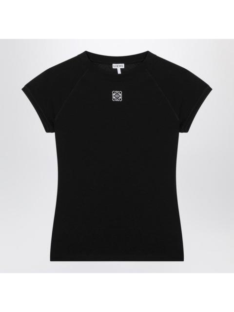 Loewe Loewe Black Small-Fit Cotton-Blend T-Shirt Women