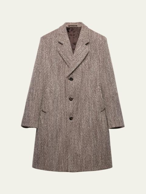 Men's Tweed Overcoat