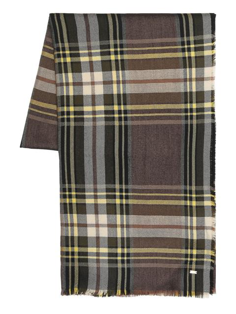 SAINT LAURENT Large Fringed Scarf