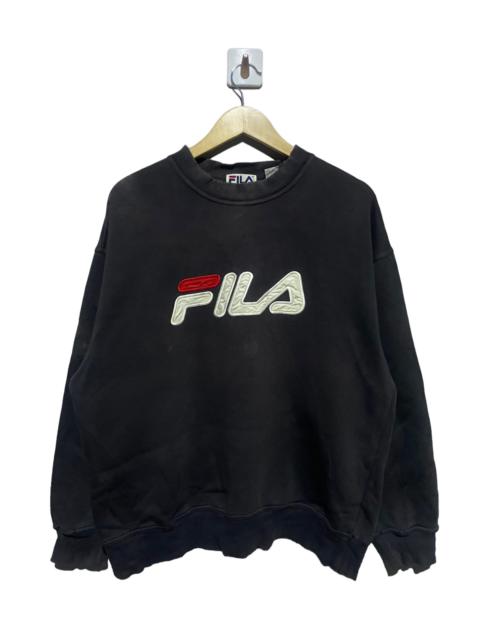 Other Designers Vintage - 🔥SALE🔥FILA EMBROIDERED LOGOS SWEATSHIRT
