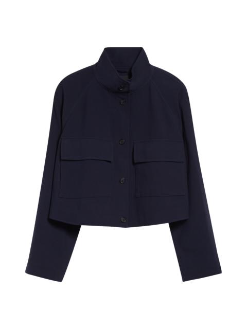 BOSS BOSS Jotana Wrinkle Resistant Crepe Jacket in Sky Captain at Nordstrom