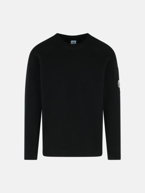 C.P. Company 'GRS' BLACK WOOL BLEND SWEATSHIRT