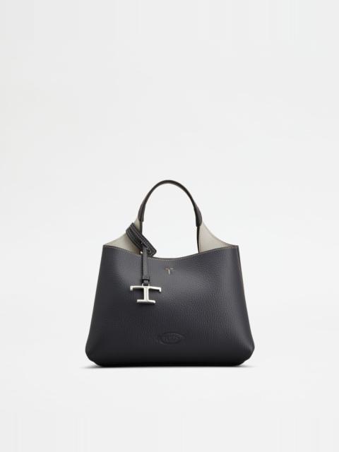 Tod's BAG IN LEATHER MICRO - BLUE, GREY