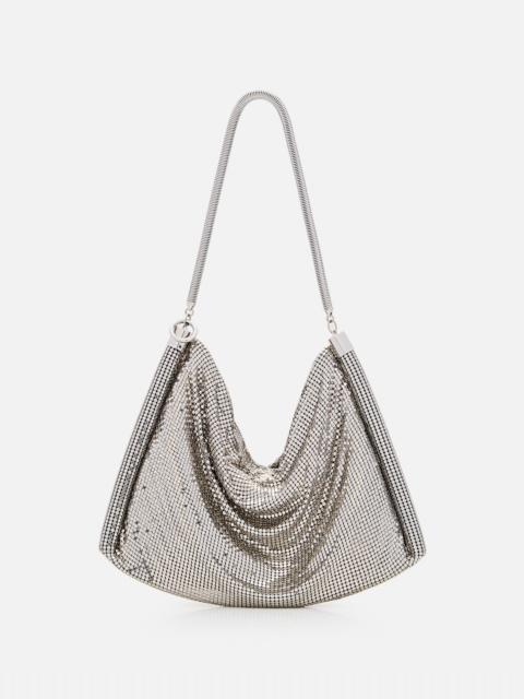 rabanne PIXEL TUBE ALUMINUM SHOULDER BAG