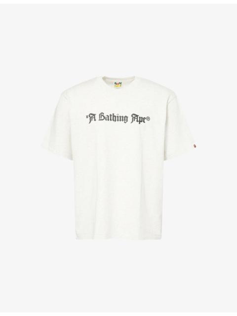 A BATHING APE® Logo-Print Cotton-Jersey T-Shirt