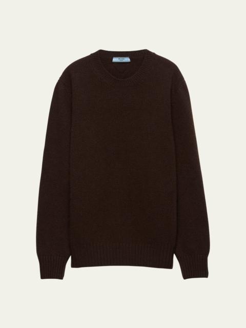 Cashmere Wool Crew-Neck Sweater