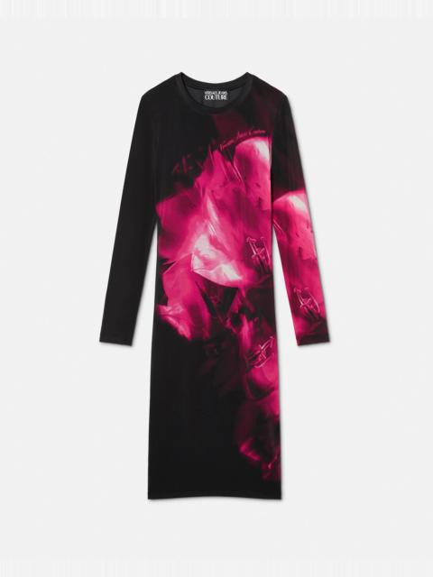 VERSACE JEANS COUTURE Nocturnal Midi Dress