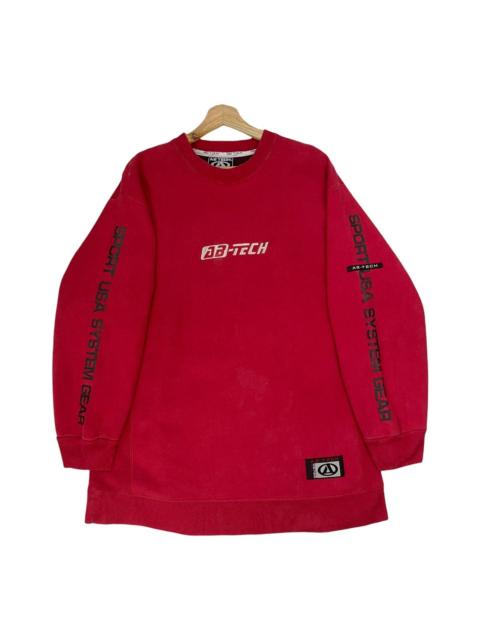 Other Designers Japanese Brand - Ab-Tech Embroidered Logo Pullover Crewneck Sweatshirt Size M