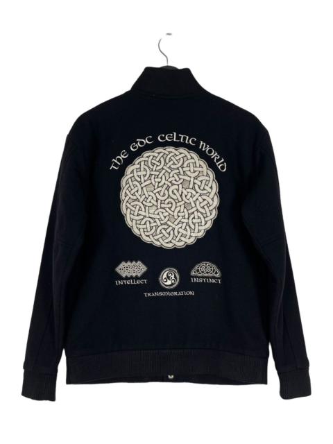 Other Designers Archival Clothing - 2000s Vintage The GDC Celtic World Wool Varsity Jacket