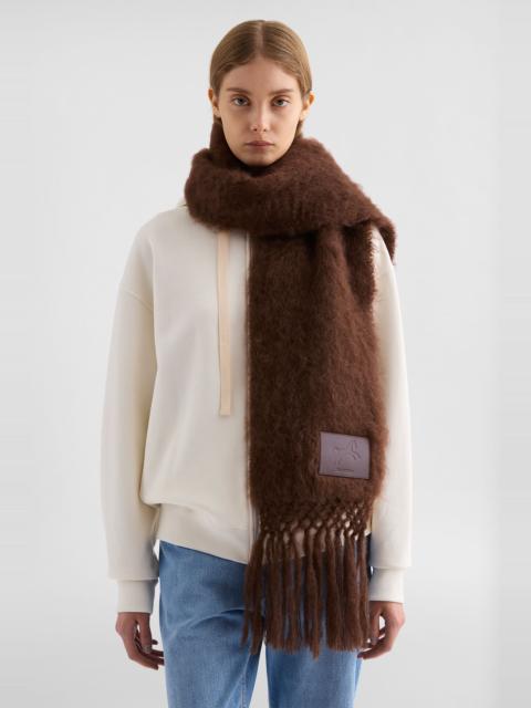 Jil Sander Horse Wool Blend Scarf