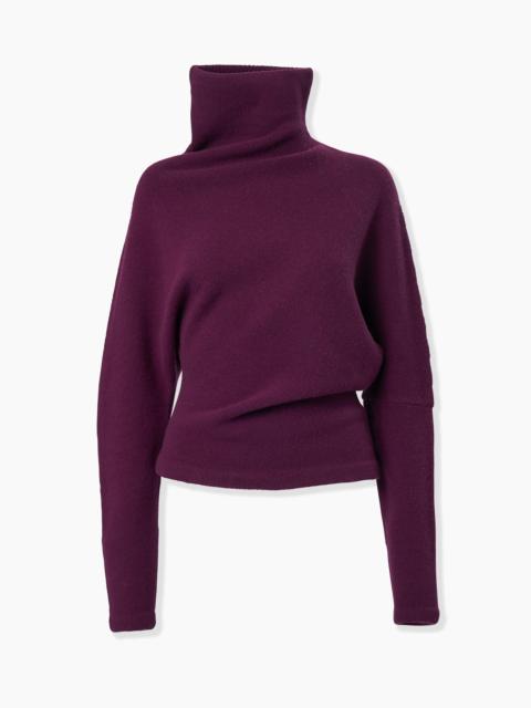 CAROLINA HERRERA Asymmetric Turtleneck Sweater