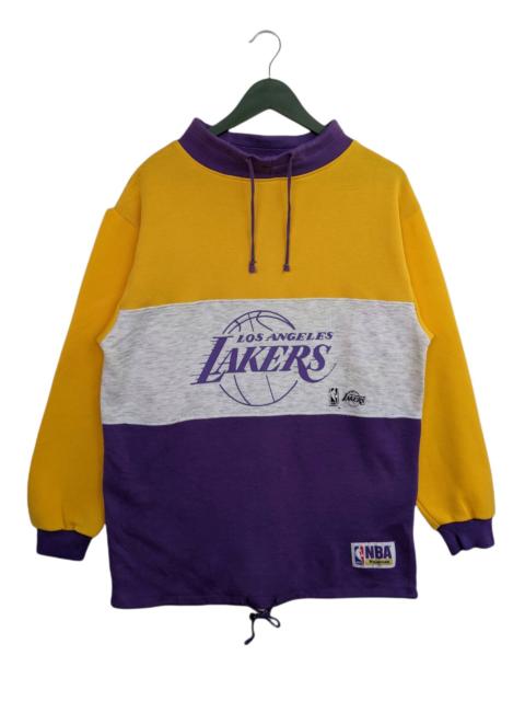 Other Designers NBA - Vintage L.A Lakers 3 Tones Colour Pullover Sweatshirt