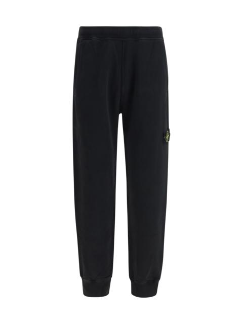 Stone Island Stone Island Logo Patch Sweatpants Black
