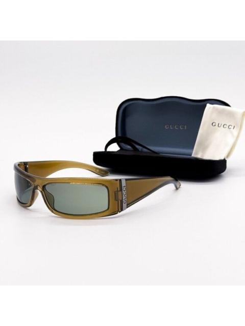 GUCCI NEW GUCCI SUNGLASSES GG1492S 003 BROWN/GREEN UNISEX EYEWEAR