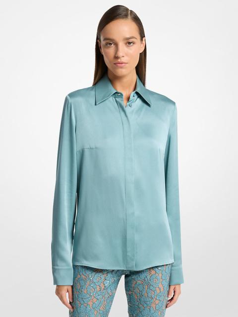 MICHAEL KORS COLLECTION Hansen Charmeuse Shirt