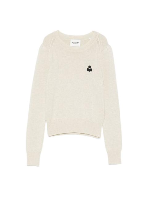 long-sleeve logo sweater