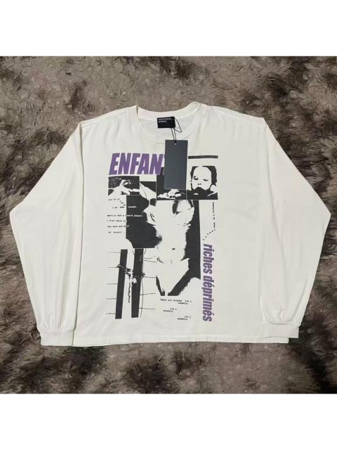 Enfants Riches Déprimés Enfants Riches Deprimes White Long-Sleeve Graphic Print Shirt