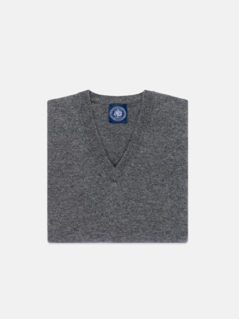 J. PRESS LAMBSWOOL V-NECK SWEATER VEST