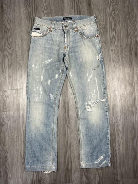 Dolce & Gabbana Dolce & Gabbana rugged destroy loose fit denim