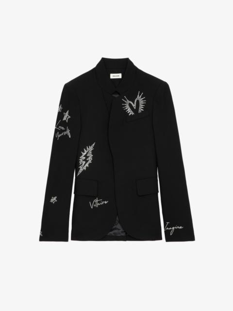Zadig & Voltaire Very Diamanté Blazer