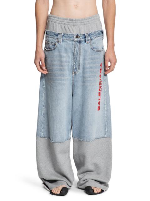 BALENCIAGA Patched-Molleton-Baggy-Pants