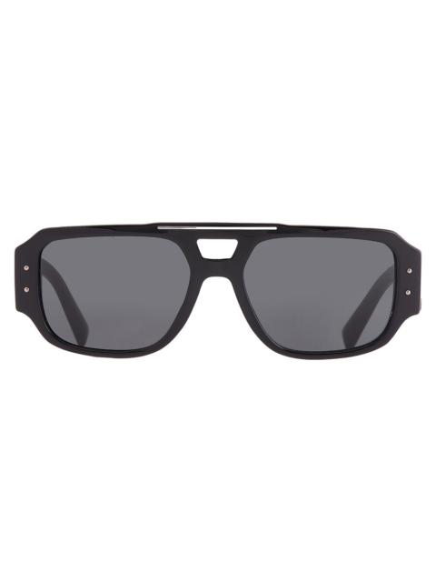 Dolce & Gabbana Dolce and Gabbana Dark Grey Navigator Men's Sunglasses DG4482 501/87 57