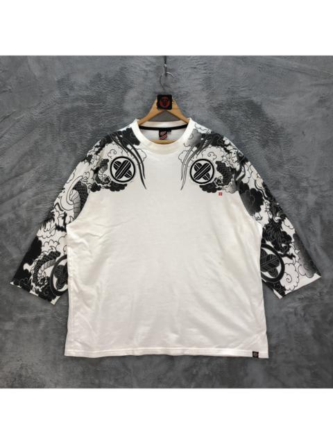 Other Designers Japanese Brand - Japanased Legendary Dragon Quarter Sleeve Tees #6361-61