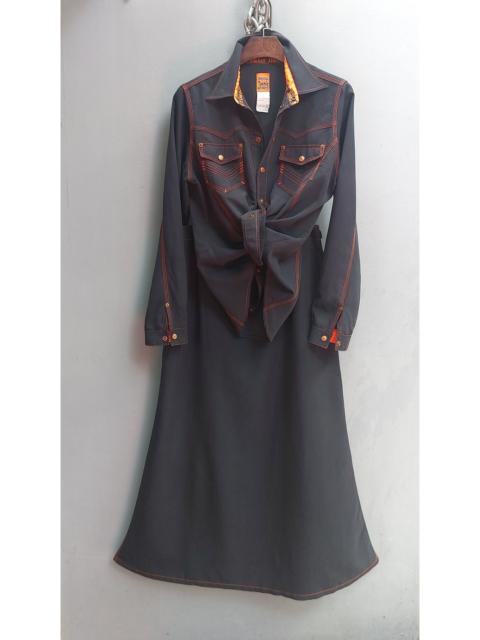 Jean Paul Gaultier 🌞 Jean Paul Gaultier Western-Inspired Shirt and Skirt