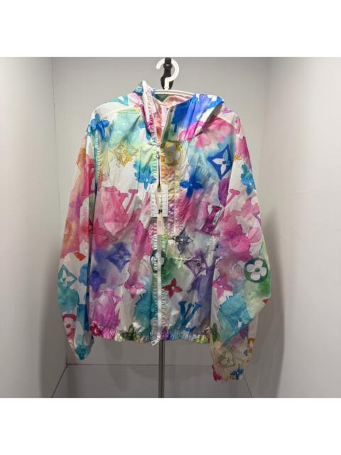 Louis Vuitton Louis Vuitton Ink Wash Style Zip-Up Hoodie