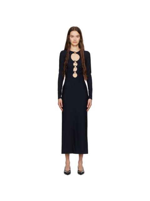 Burberry Black Cutout Maxi Dress