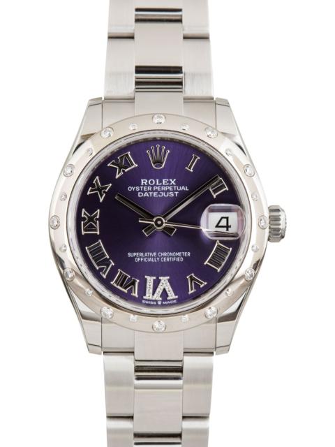 Rolex Datejust 31 Ref 278344 Purple Dial