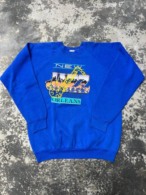 Other Designers Vintage 90 New Orleans Jazz Pullover Sweatshirt