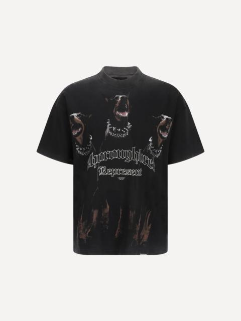 Supreme Supreme Overprint Small Box S/S Top Black | REVERSIBLE