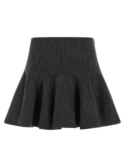 GANNI Ganni Women Pinstriped Flannel Skirt