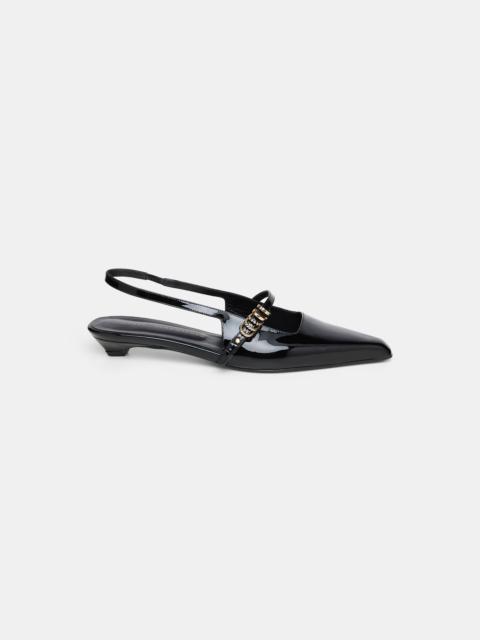 DOROTHEE SCHUMACHER GLOSSY SHINE slingback flat